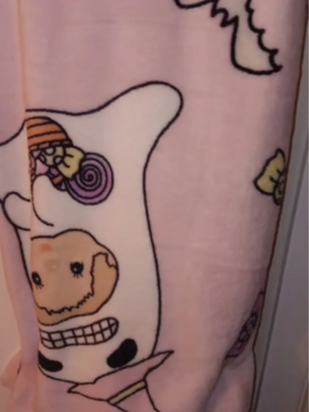 Monchhichi Halloween Ghosts Soft Plush Throw